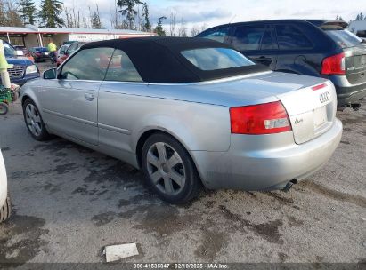 2005 AUDI A4 3.0 Silver  Gasoline WAUDT48H55K006377 photo #4