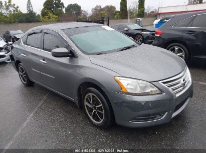 2015 NISSAN SENTRA S Gray  Gasoline 3N1AB7APXFY305302 photo #1