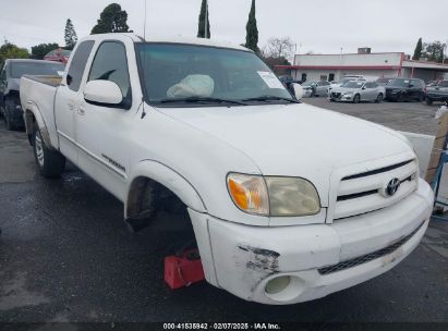 2005 TOYOTA TUNDRA LTD V8 White  Gasoline 5TBRT38105S456607 photo #1