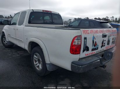 2005 TOYOTA TUNDRA LTD V8 White  Gasoline 5TBRT38105S456607 photo #4