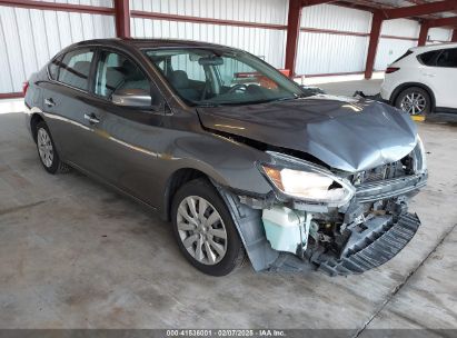 2019 NISSAN SENTRA S Gray  Gasoline 3N1AB7AP3KY342069 photo #1