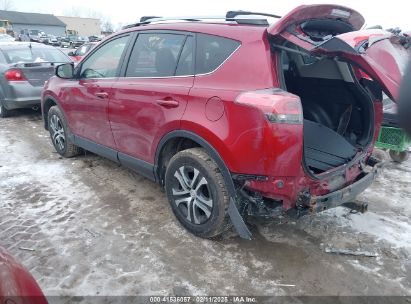 2018 TOYOTA RAV4 LE Red  Gasoline JTMBFREV4JD255597 photo #4