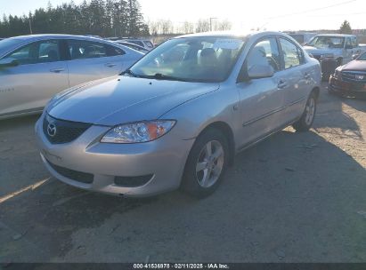 2006 MAZDA MAZDA3 I Silver  Gasoline JM1BK12F661522208 photo #3