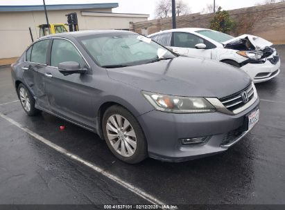 2013 HONDA ACCORD EX-L Gray  Gasoline 1HGCR2F80DA156701 photo #1