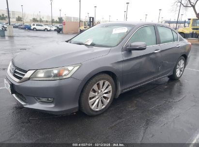 2013 HONDA ACCORD EX-L Gray  Gasoline 1HGCR2F80DA156701 photo #3