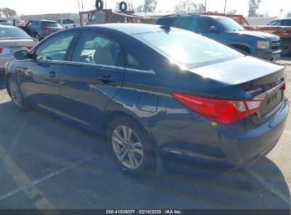 2013 HYUNDAI SONATA GLS Dark Blue  Gasoline 5NPEB4AC8DH711020 photo #4