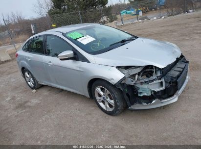 2014 FORD FOCUS SE Silver  Gasoline 1FADP3F28EL369367 photo #1