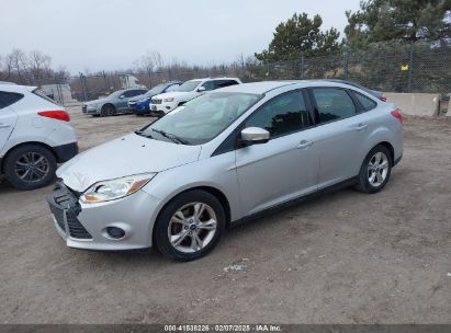 2014 FORD FOCUS SE Silver  Gasoline 1FADP3F28EL369367 photo #3