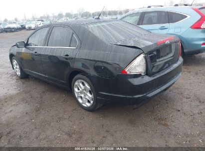 2010 FORD FUSION SE Black  Gasoline 3FAHP0HA8AR402982 photo #4