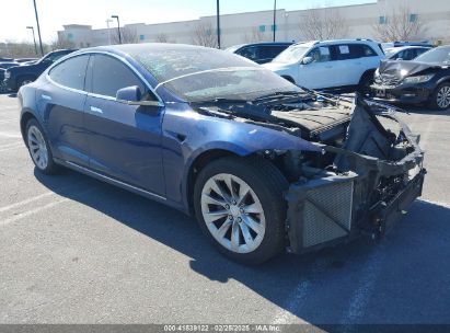 2017 TESLA MODEL S 60/75 Blue  Electric 5YJSA1E12HF204700 photo #1