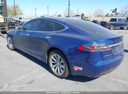 2017 TESLA MODEL S 60/75 Blue  Electric 5YJSA1E12HF204700 photo #4