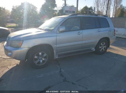 2004 TOYOTA HIGHLANDER V6 Silver  Gasoline JTEDP21A640004670 photo #3