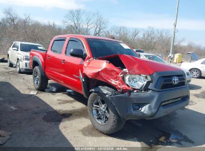 2014 TOYOTA TACOMA BASE V6 Red  Gasoline 3TMLU4EN6EM156920 photo #1