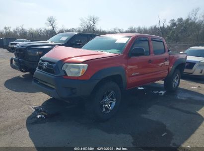 2014 TOYOTA TACOMA BASE V6 Red  Gasoline 3TMLU4EN6EM156920 photo #3