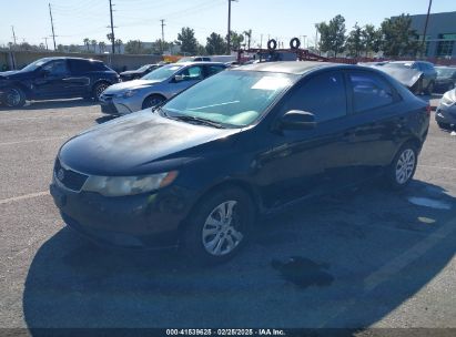 2012 KIA FORTE EX Black  Gasoline KNAFU4A26C5600094 photo #3