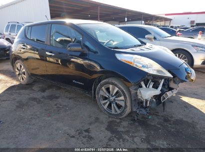 2013 NISSAN LEAF SL Black  Electric 1N4AZ0CP7DC401669 photo #1