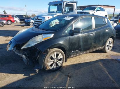 2013 NISSAN LEAF SL Black  Electric 1N4AZ0CP7DC401669 photo #3