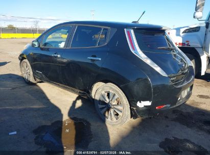 2013 NISSAN LEAF SL Black  Electric 1N4AZ0CP7DC401669 photo #4