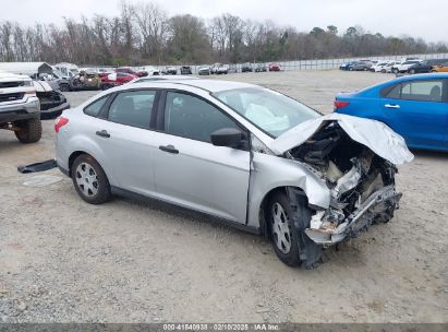 2014 FORD FOCUS S Silver  Gasoline 1FADP3E22EL165455 photo #1