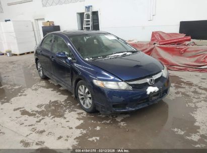 2009 HONDA CIVIC EX-L Dark Blue  Gasoline 19XFA16949E025958 photo #1