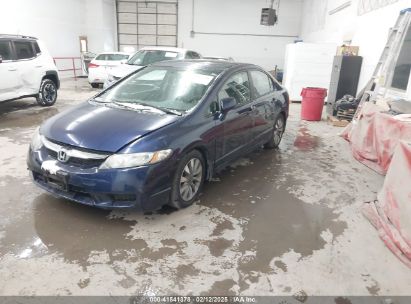 2009 HONDA CIVIC EX-L Dark Blue  Gasoline 19XFA16949E025958 photo #3