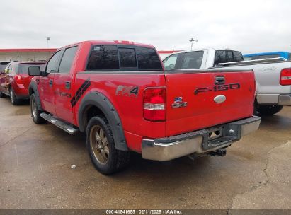 2007 FORD F-150 FX4/LARIAT/XLT Red  Flexible Fuel 1FTPW14V77KD51723 photo #4