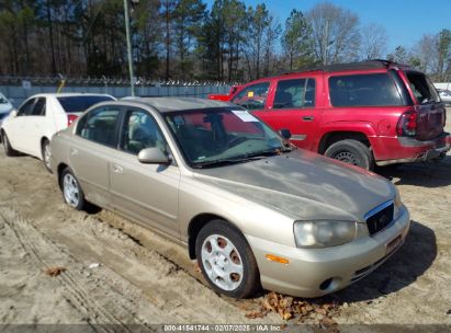 2003 HYUNDAI ELANTRA GLS/GT Gold  Gasoline KMHDN45D13U644170 photo #1