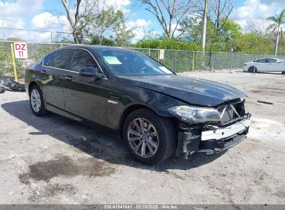 2016 BMW 528I Black  Gasoline WBA5A5C5XGD528376 photo #1