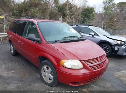 2007 DODGE GRAND CARAVAN SXT Red  Gasoline 2D4GP44L57R110888 photo #1