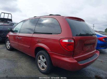 2007 DODGE GRAND CARAVAN SXT Red  Gasoline 2D4GP44L57R110888 photo #4