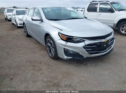 2022 CHEVROLET MALIBU FWD LT Gray  Gasoline 1G1ZD5ST8NF140021 photo #1