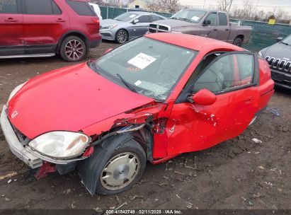 2005 HONDA INSIGHT CVT Red  Hybrid JHMZE14725S000209 photo #3