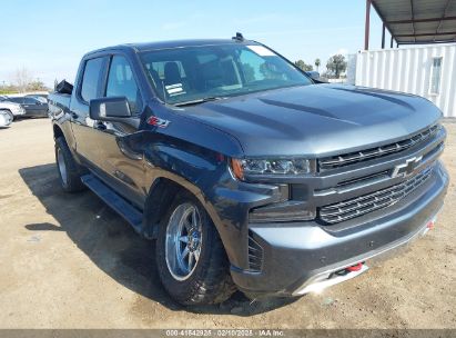 2020 CHEVROLET SILVERADO 1500 4WD  SHORT BED LT TRAIL BOSS Light Blue  Gasoline 3GCPYFEDXLG148856 photo #1