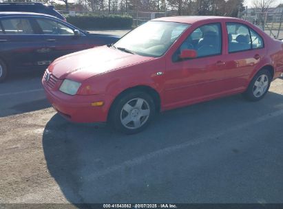 2001 VOLKSWAGEN JETTA GLS VR6 Red  Gasoline 3VWSG29M61M071382 photo #3