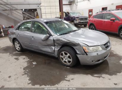 2006 HYUNDAI SONATA GLS V6/LX V6 Gray  Gasoline 5NPEU46F86H148650 photo #1