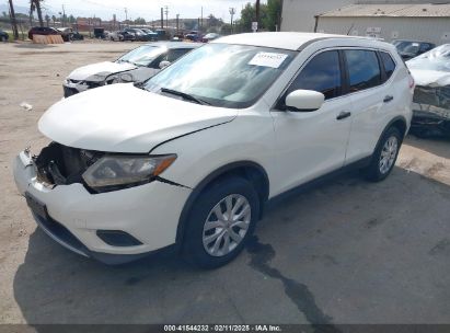 2016 NISSAN ROGUE S White  Gasoline KNMAT2MT4GP594900 photo #3