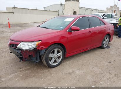 2012 TOYOTA CAMRY SE Red  Gasoline 4T1BF1FK3CU598650 photo #3