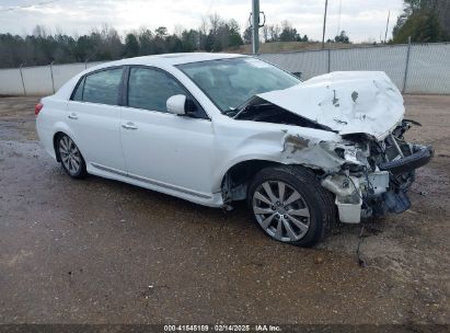 2011 TOYOTA AVALON LIMITED White  Gasoline 4T1BK3DB3BU378854 photo #1