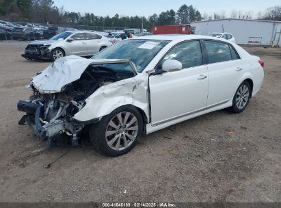 2011 TOYOTA AVALON LIMITED White  Gasoline 4T1BK3DB3BU378854 photo #3