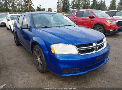 2013 DODGE AVENGER SE Blue  Gasoline 1C3CDZAB9DN644292 photo #1