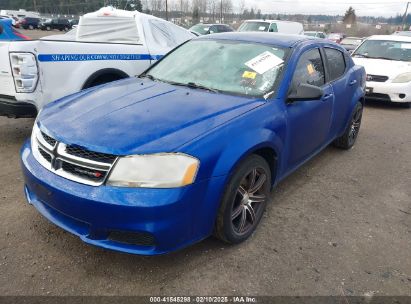 2013 DODGE AVENGER SE Blue  Gasoline 1C3CDZAB9DN644292 photo #3