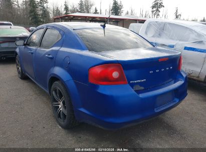 2013 DODGE AVENGER SE Blue  Gasoline 1C3CDZAB9DN644292 photo #4