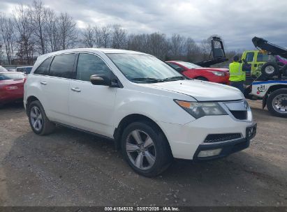 2012 ACURA MDX White  Gasoline 2HNYD2H28CH511412 photo #1