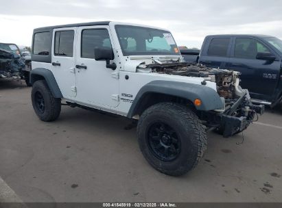 2016 JEEP WRANGLER UNLIMITED SPORT White  Flexible Fuel 1C4BJWDG4GL330653 photo #1