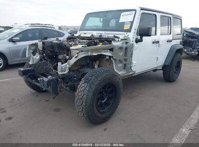 2016 JEEP WRANGLER UNLIMITED SPORT White  Flexible Fuel 1C4BJWDG4GL330653 photo #3