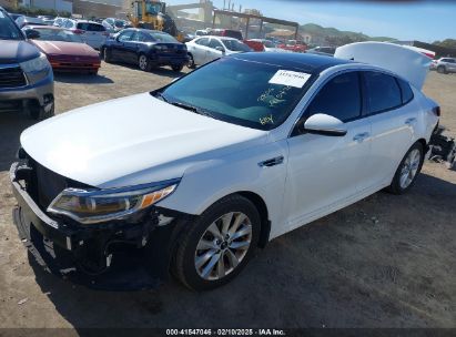 2016 KIA OPTIMA EX White  Gasoline 5XXGU4L33GG057978 photo #3