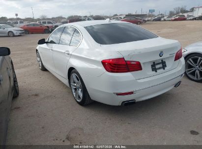 2014 BMW 550I White  Gasoline WBAKN9C52ED000858 photo #4