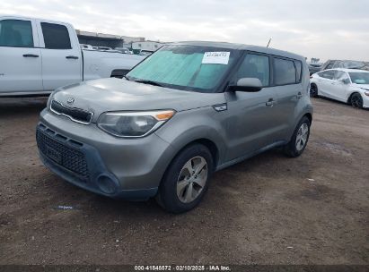 2015 KIA SOUL Gray  Gasoline KNDJN2A24F7193755 photo #3