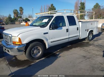 1999 FORD F-250 LARIAT/XL/XLT White  Diesel 1FTNW20F1XEE92264 photo #3