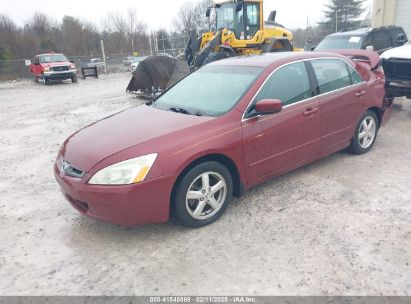 2004 HONDA ACCORD 2.4 EX Maroon  Gasoline 1HGCM56864A120883 photo #3